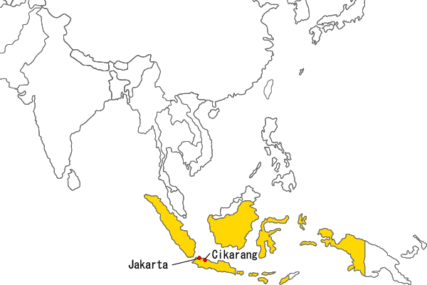 PT. FANUC INDONESIAのサービス地域と拠点