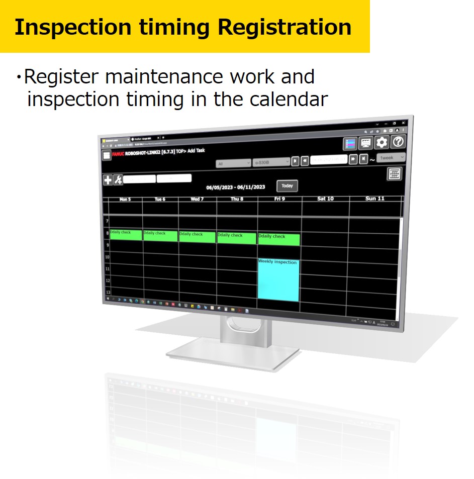 Inspection timing Registration
