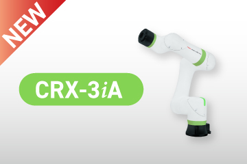 1人で持ち運び可能な協働ロボット CRX-3iA