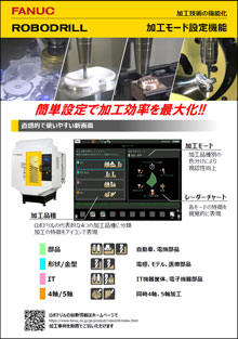 加工技術の機能化・加工モード設定機能