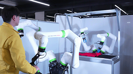 人の作業を模倣するAIロボット