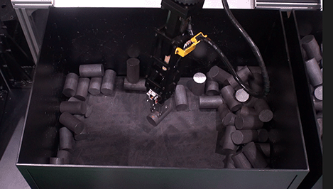 鉄製ワークを持ち上げる磁力ハンドの画像