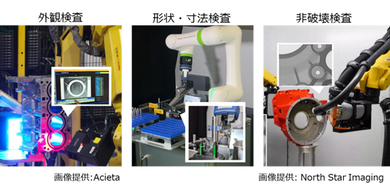検査ロボット分類例の写真