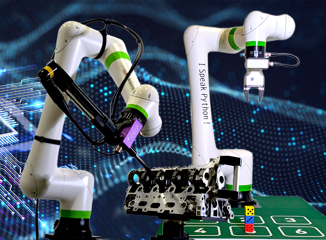 協働ロボットCRXを使用したフィジカルAIシステム