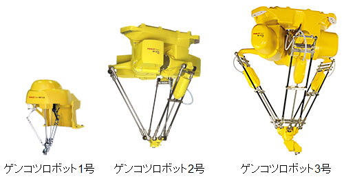 ゲンコツロボットシリーズ：人間の手のようにコンパクトで自由に動く