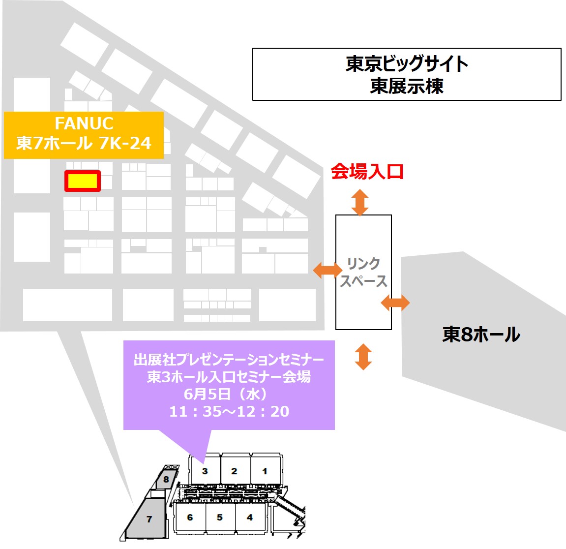 展示会場
