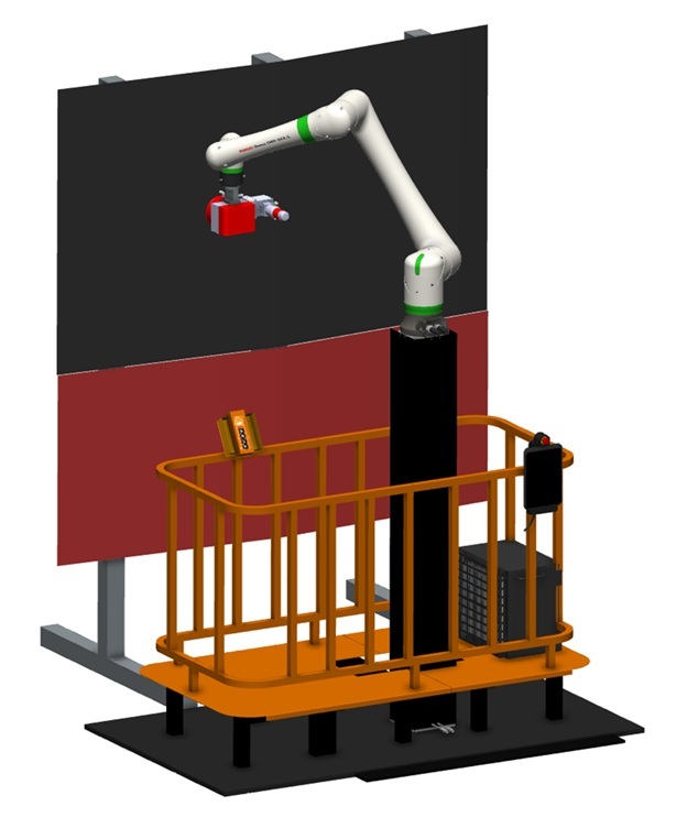 レーザを用いた塗装除去協働ロボットシステム