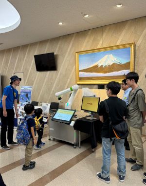 ロボット展示の様子