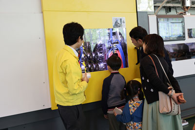 家族見学会の様子