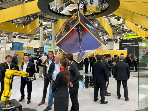 EMO2025ファナックブースの様子