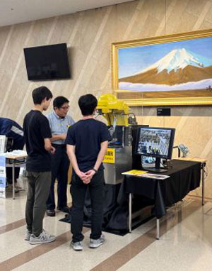 ロボット展示の様子