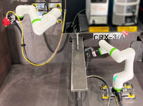 CRX-3iAポータブル溶接デモ