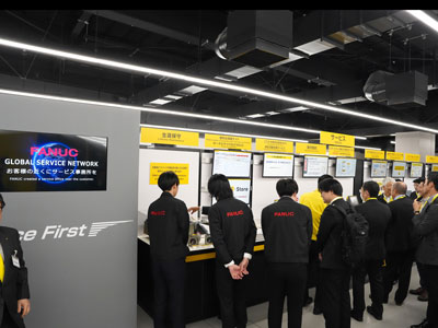 サービスコーナの様子