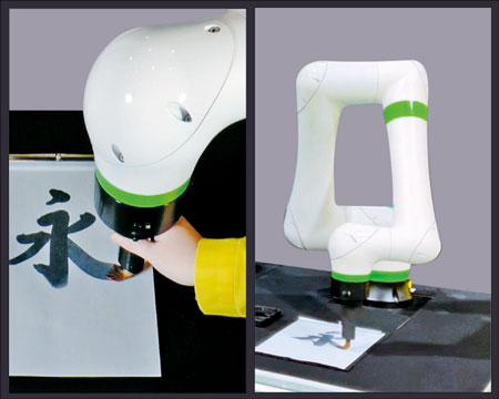 協働ロボットCRX絵や文字を完全コピー