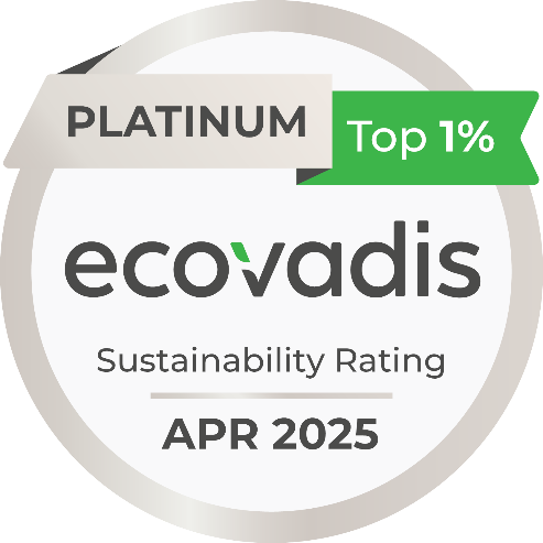 EcoVadis「プラチナ」認定マーク