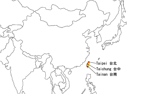 TAIWAN FANUC CORPORATIONのサービス地域と拠点