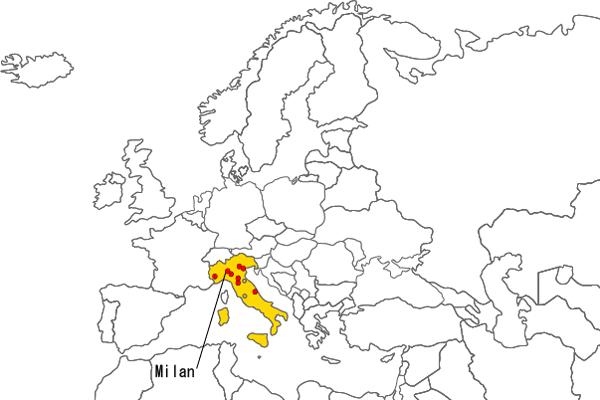 FANUC ITALIA S.R.L.のサービス地域と拠点