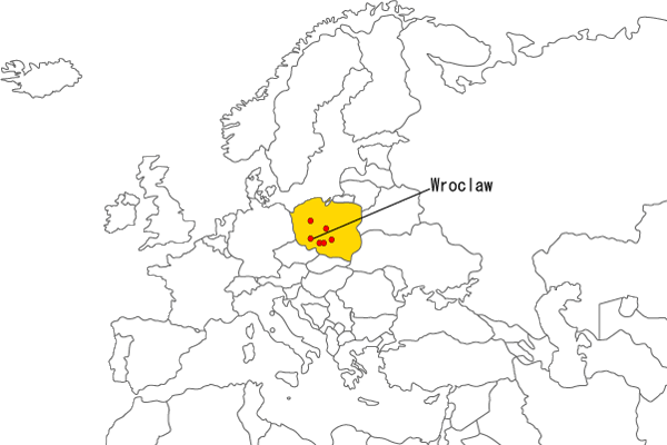 FANUC Polska Sp.z.o.o.のサービス地域と拠点