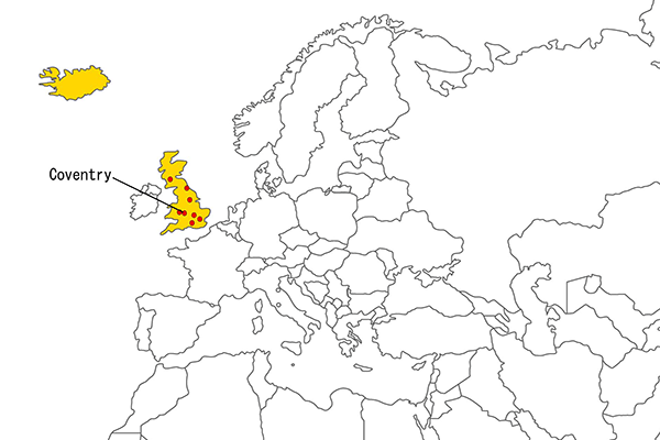 FANUC UK Limitedのサービス地域と拠点